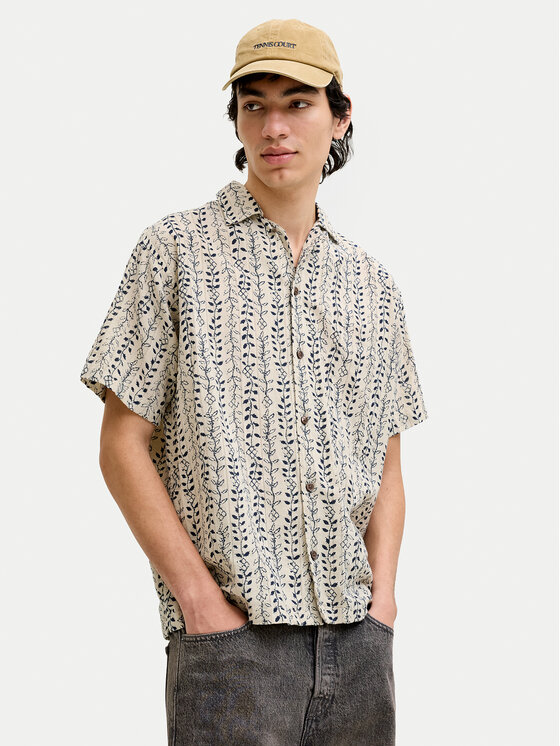 Jack & Jones Koszula Blulyon 12291968 Granatowy Regular Fit