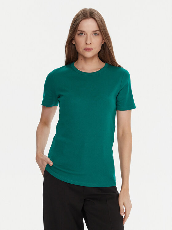 United Colors Of Benetton T-Shirt 3GA2E16A0 Niebieski Regular Fit