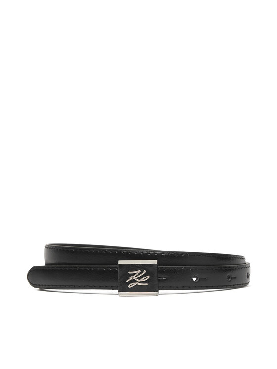 KARL LAGERFELD Pasek Damski B1W33074 Czarny