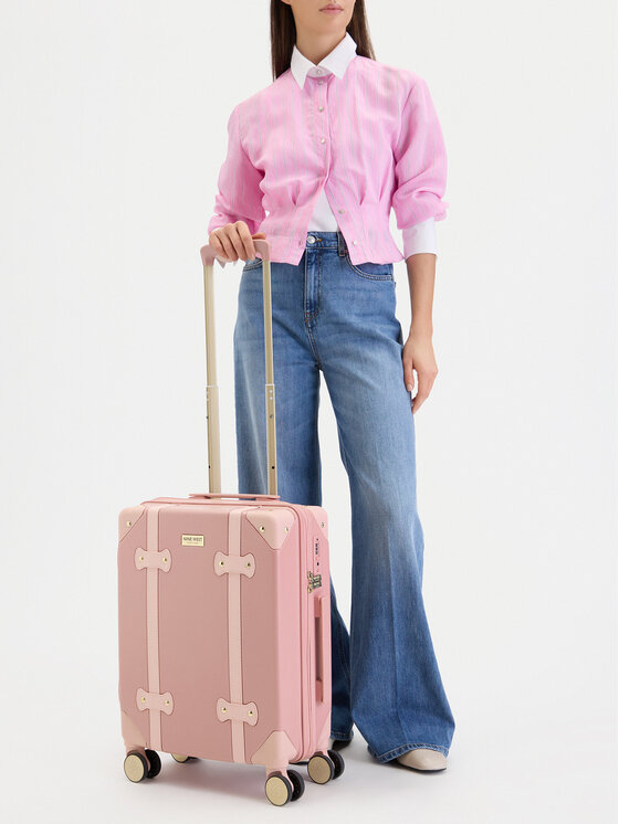 Nine West Walizka kabinowa CEO-NW-S-007-09 PINK Różowy