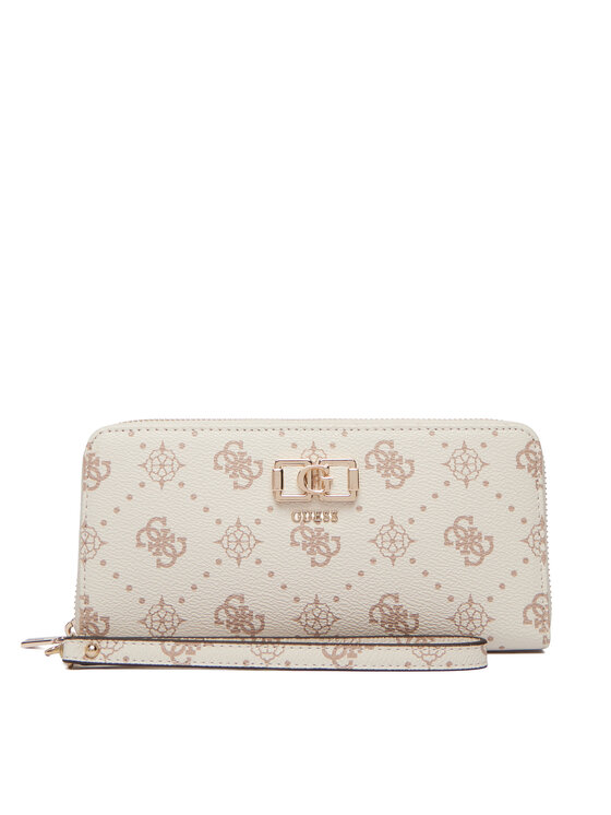 Guess Portfel Emelie Logo Slg SWGP99 28146 Beżowy