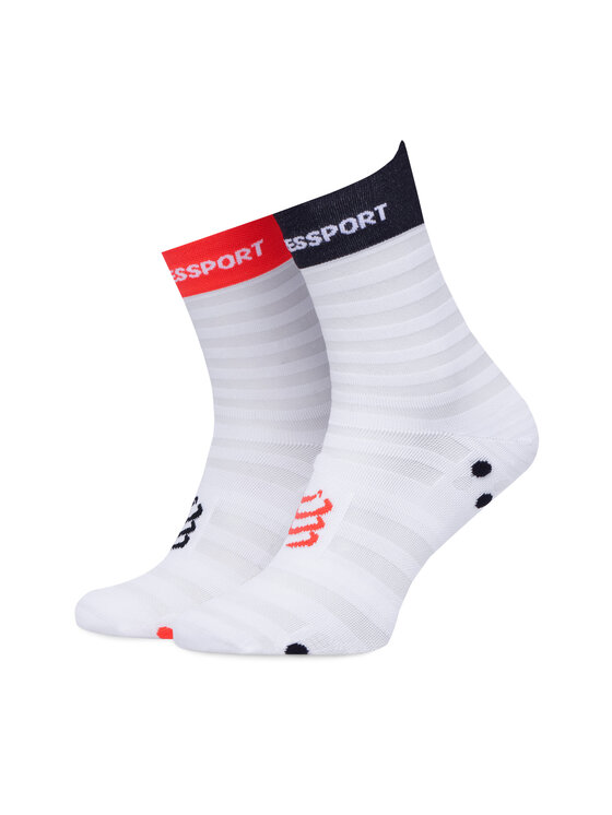 Compressport Skarpety krótkie Pro Racing Socks v4.0 Ultralight Run Low XU00051B Biały