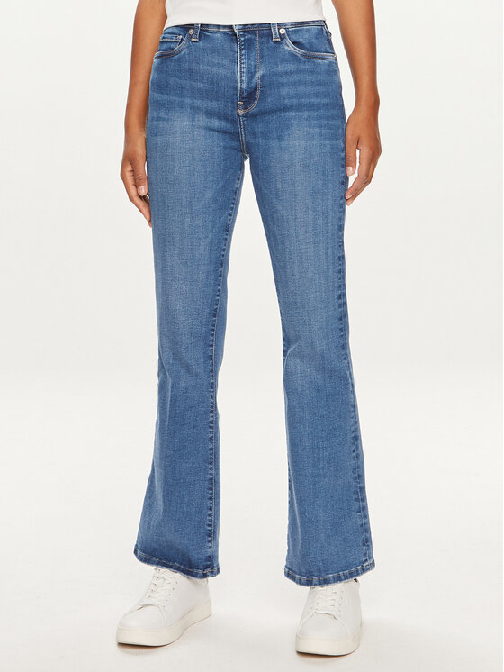 Pepe Jeans Jeansy PL204733 Niebieski Flare Fit