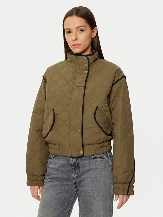 Vero Moda Kurtka bomber Vilma 10320615 Khaki Relaxed Fit