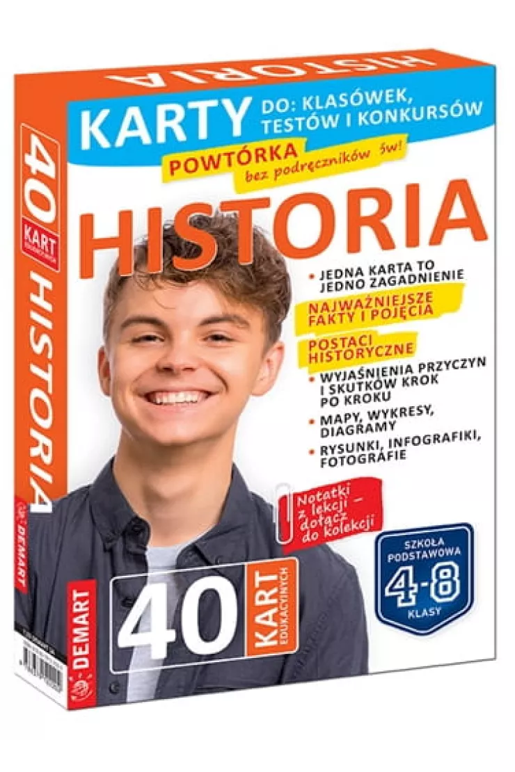 Karty edukacyjne. Historia