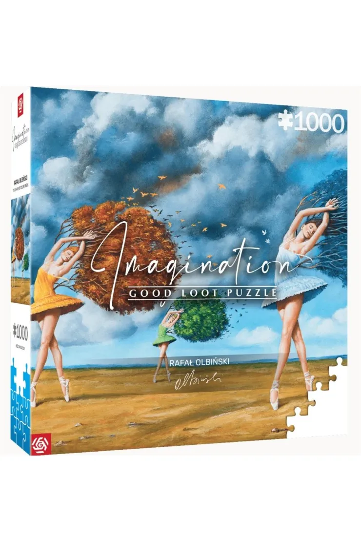 Puzzle 1000 el. Imagination: Rafał Olbiński The Shape of Color Green