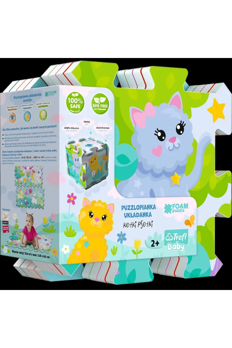 Puzzlopianka Układanka Kotki Psotki