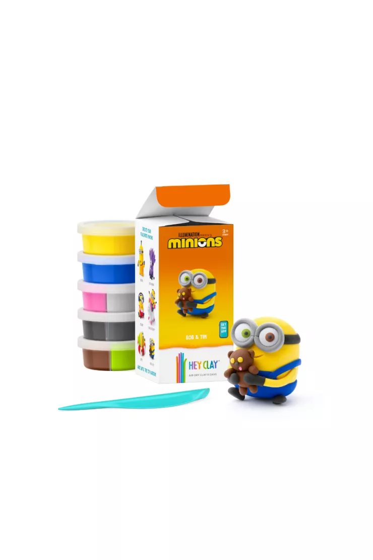 Hey Clay - Figurki Minionki Bob i Tim + akcesoria