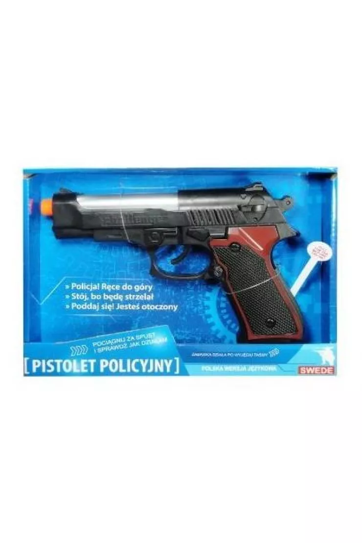 Pistolet policyjny z polskim modułem dźwiękowym