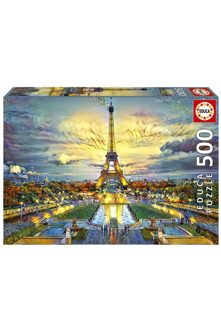 Puzzle 500 el. Wieża Eiffla, Paryż