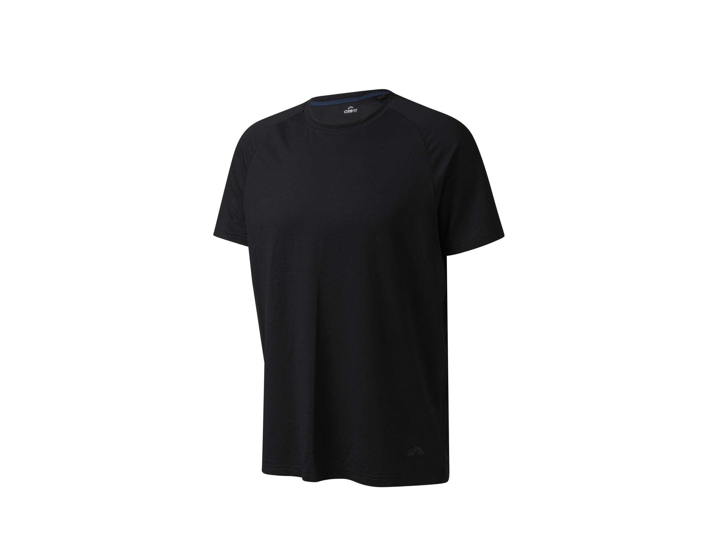 CRIVIT T-shirt funkcyjny męski z efektem pochłaniania zapachów (Czarny, S (44/46))