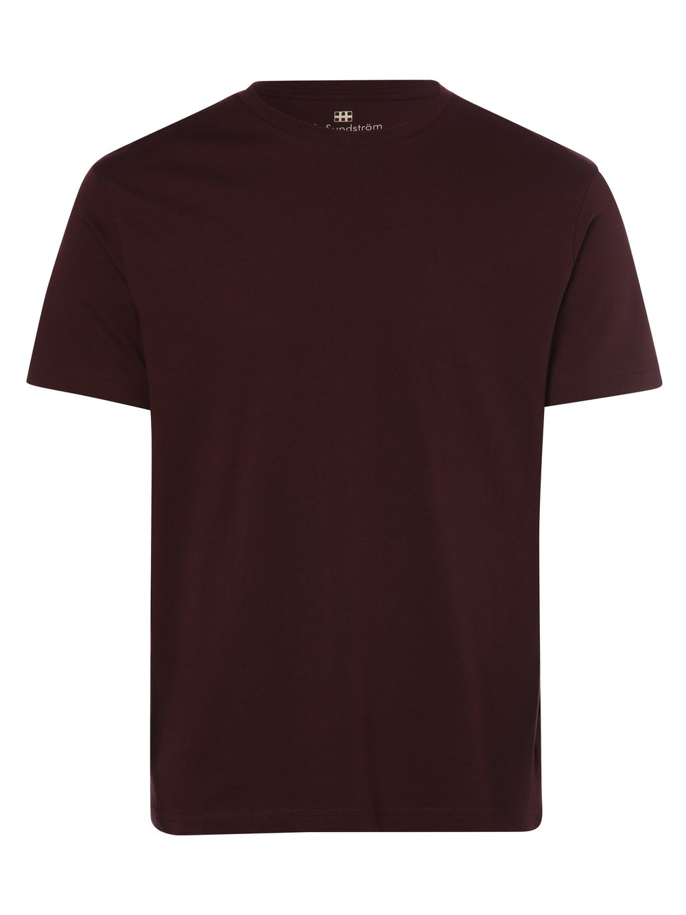 Nils Sundström T-shirt męski Mężczyźni Bawełna czerwony, L