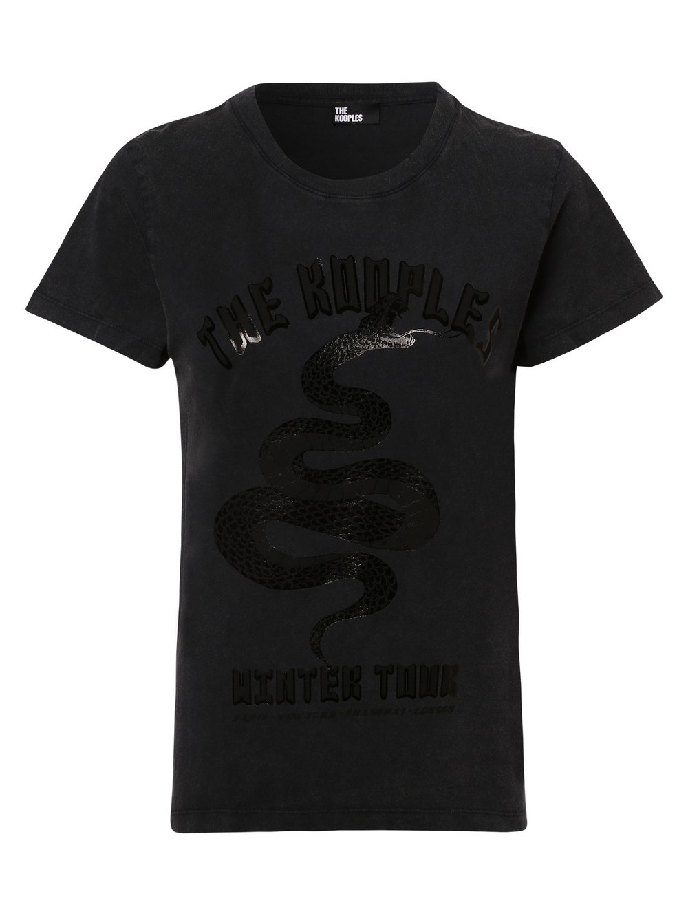 The Kooples T-shirt damski Kobiety Dżersej szary|czarny, 2