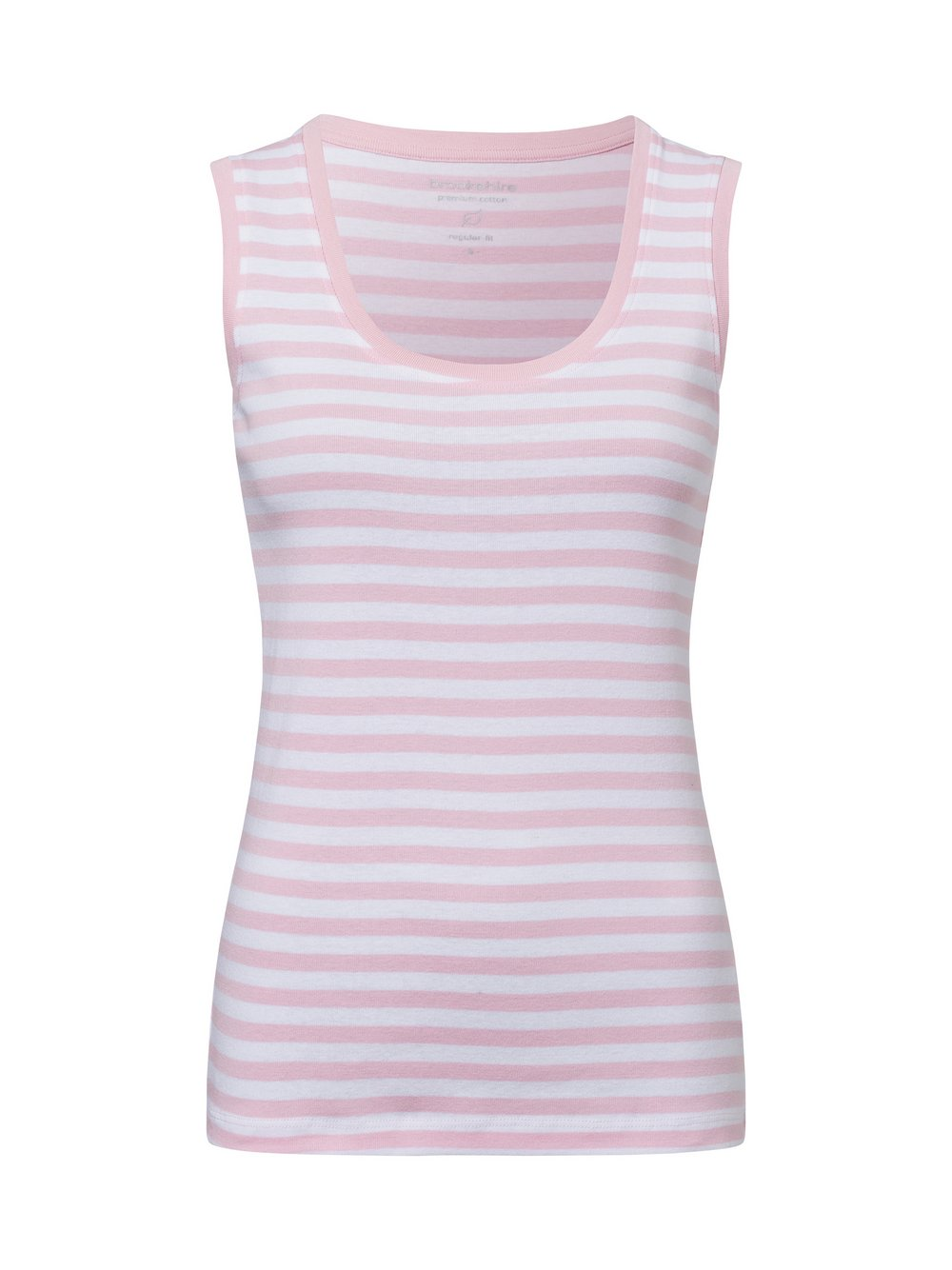 brookshire Top damski Kobiety Bawełna różowy|biały, XXL miniaturka