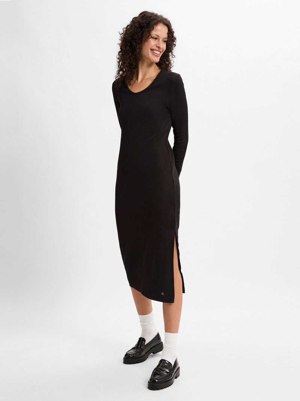 Calvin Klein Jeans Sukienka damska Kobiety czarny, XS