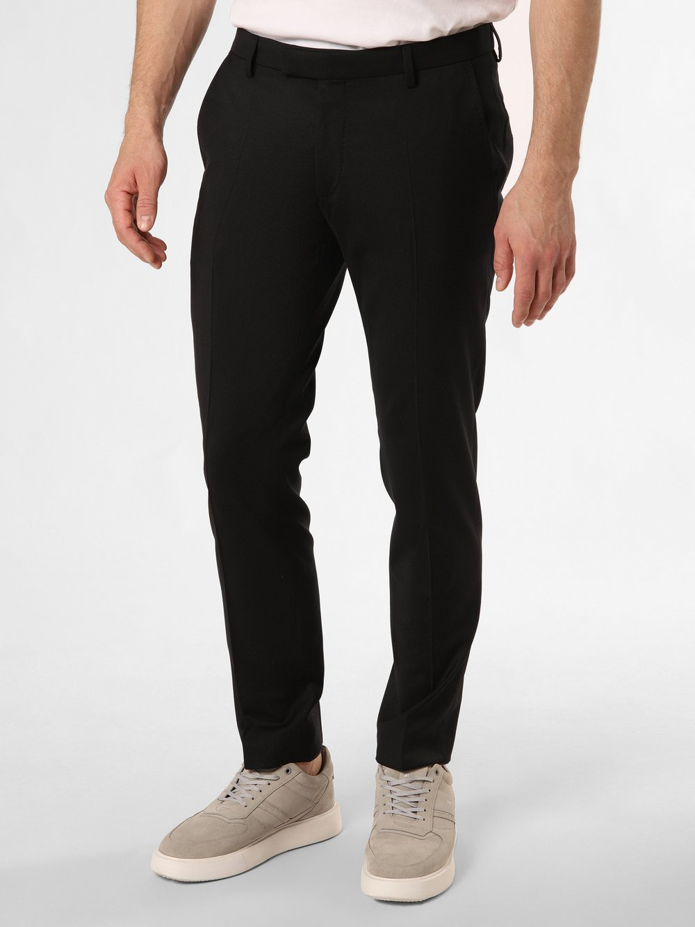 JOOP! Spodnie - Blayr Mężczyźni Slim Fit Wełna czarny, 25