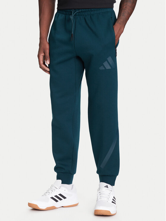 adidas Spodnie dresowe Z.N.E. JW4724 Zielony Loose Fit