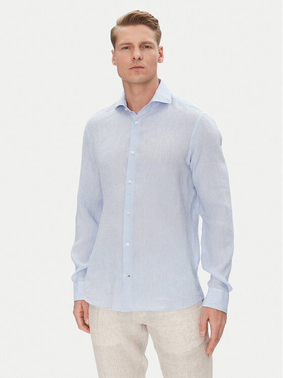 JOOP! Koszula 17 JSH-146Pai-W 30046075 Niebieski Slim Fit