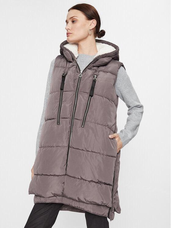 ONLY Bezrękawnik 15300259 Szary Regular Fit