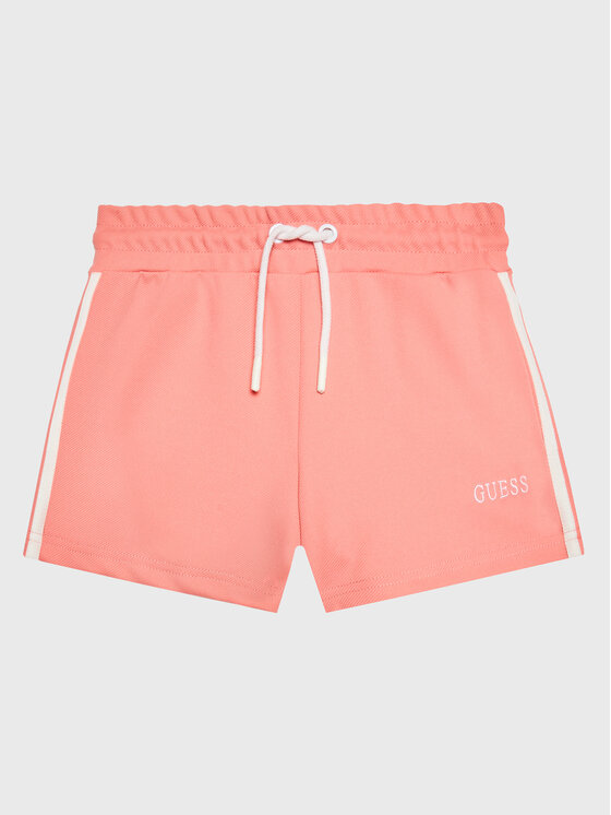 Guess Szorty sportowe J3GD20 KBO62 Różowy Relaxed Fit