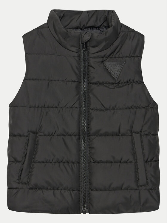 Guess Bezrękawnik H4YT01 WCFM0 Czarny Regular Fit