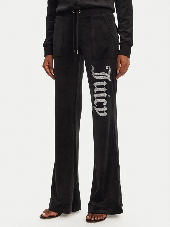 Juicy Couture Spodnie dresowe Layla JCBBJ125806 Czarny Regular Fit