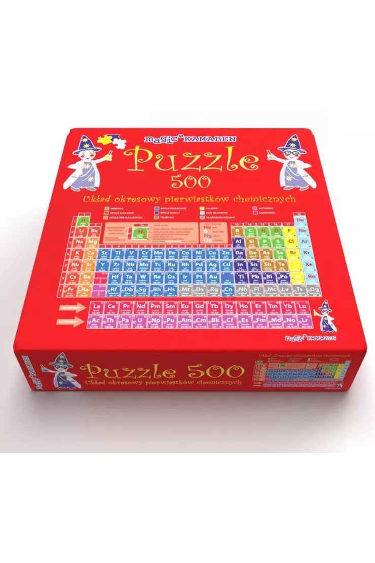 Puzzle 500 el. Układ okresowy pierwiastków