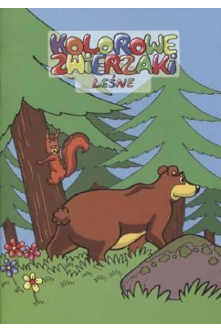 Kolorowe zwierzaki leśne miniaturka