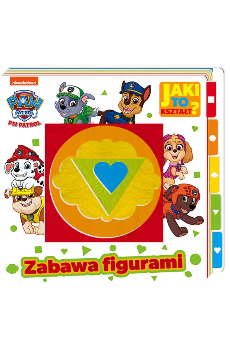 Jaki to kształt? Zabawa figurami. Psi Patrol