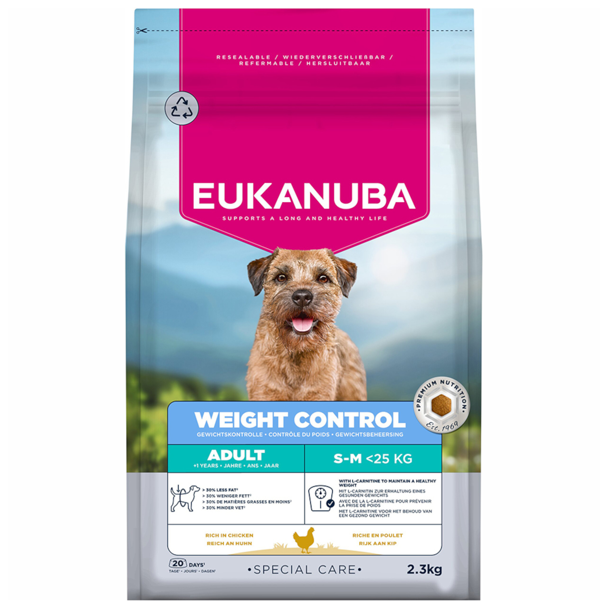 Eukanuba Special Care Weight Control Adult Small/Medium - 2,3 kg