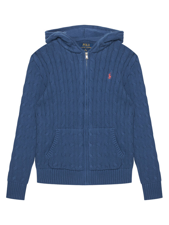 Polo Ralph Lauren Kardigan 323951123505 Granatowy Regular Fit