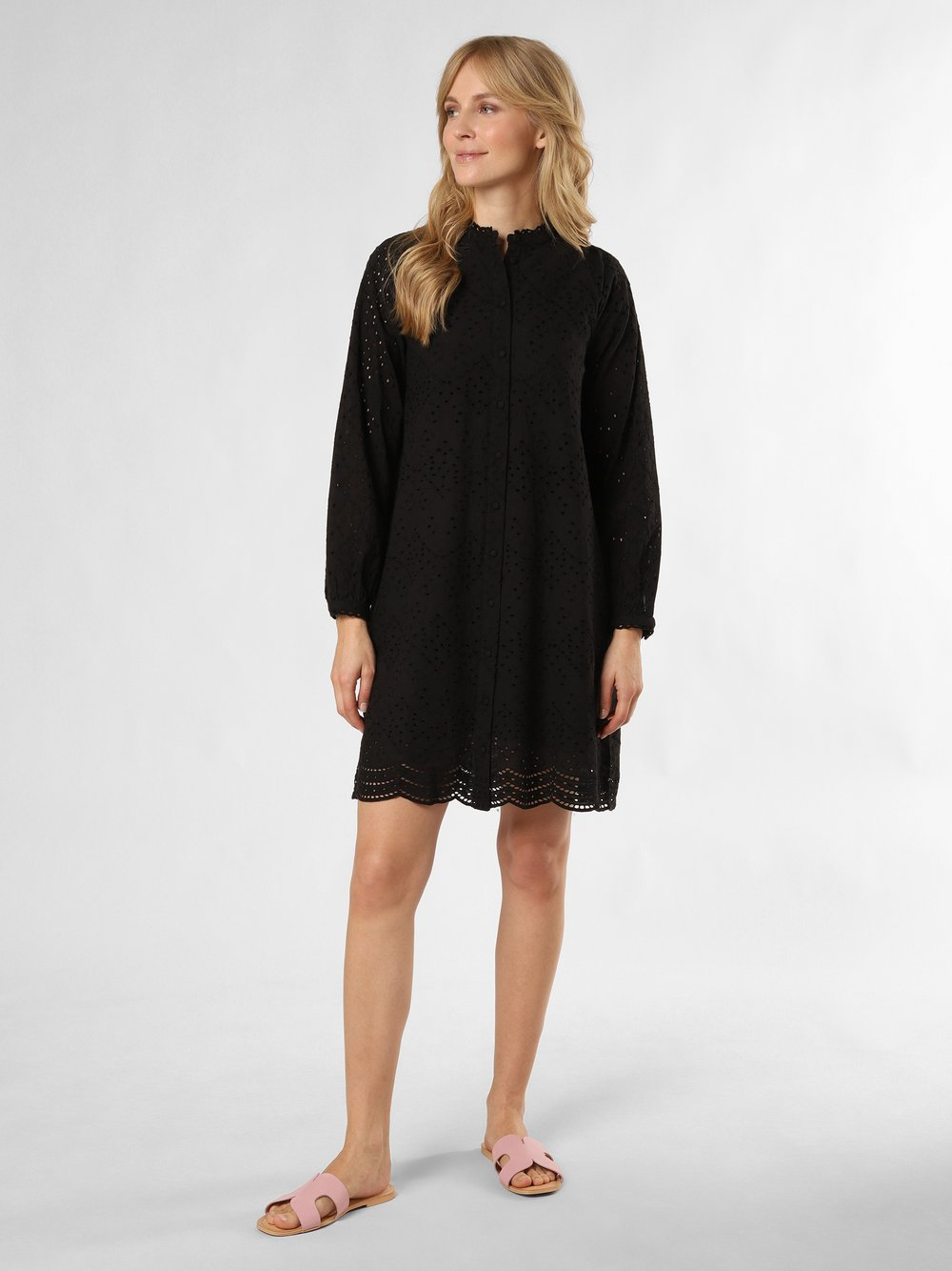 Selected Femme Sukienka damska - SLFTatiana Kobiety Bawełna czarny, 40