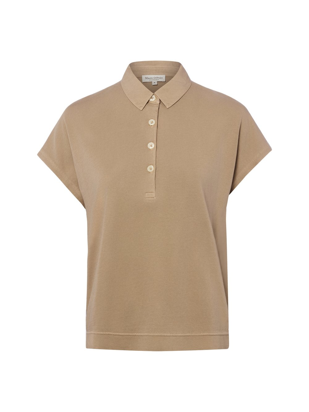 Marc O'Polo Damska koszulka polo Kobiety Bawełna brązowy, XS