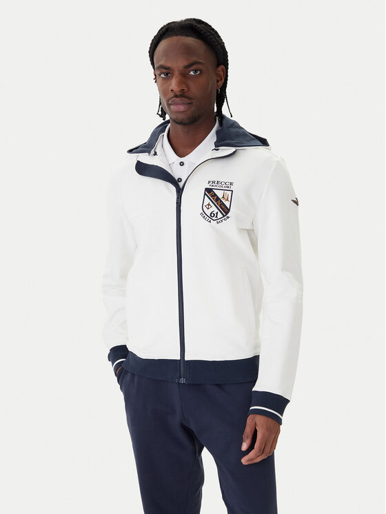 Aeronautica Militare Bluza 261FE2096UF00674 Biały Regular Fit