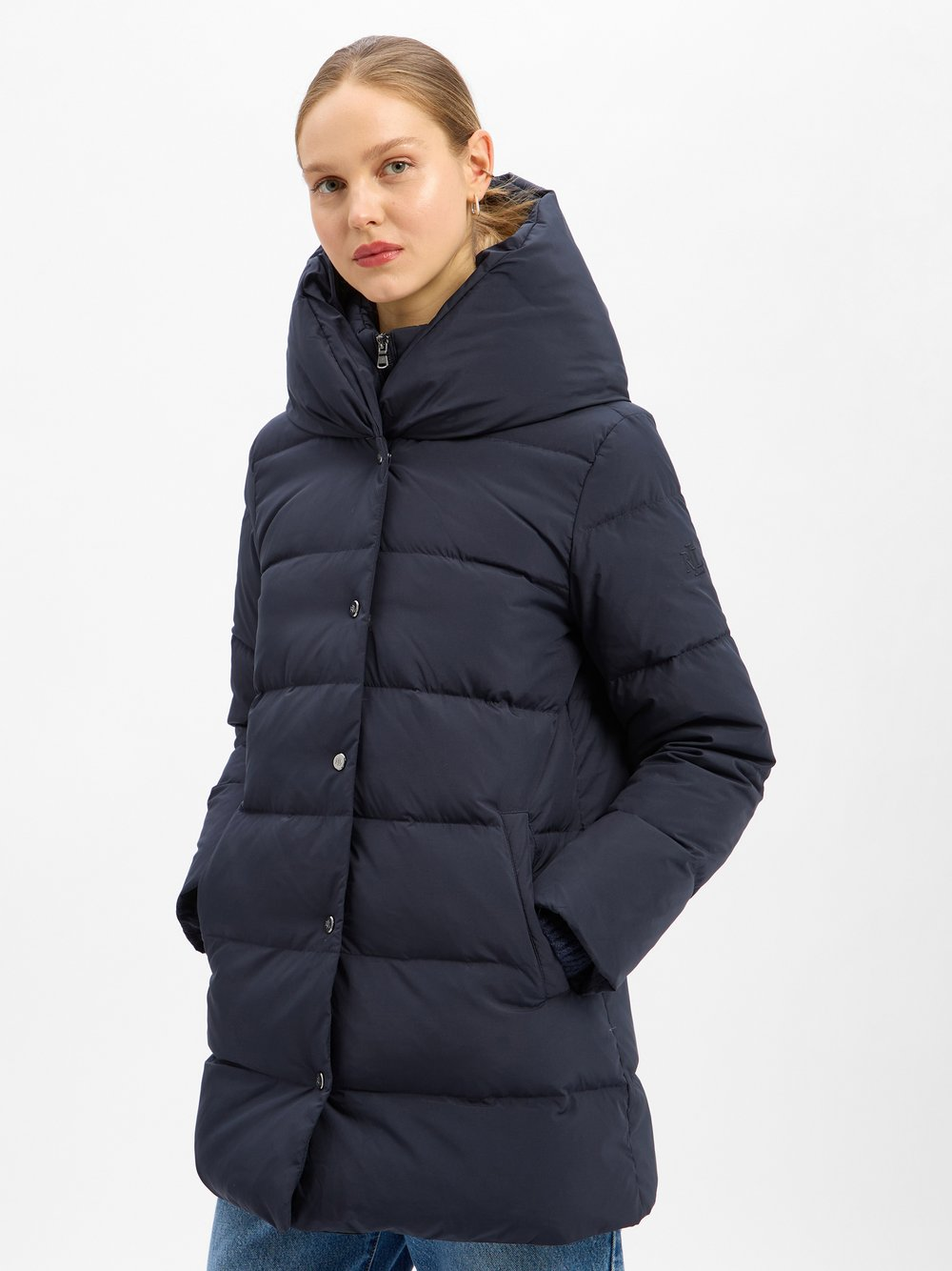 Lauren Ralph Lauren Damski płaszcz puchowy Kobiety Puch niebieski, XS