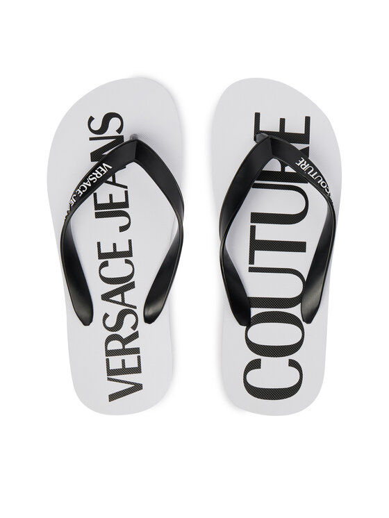 Versace Jeans Couture Japonki 80VA3SQ7 ZSS81 Biały