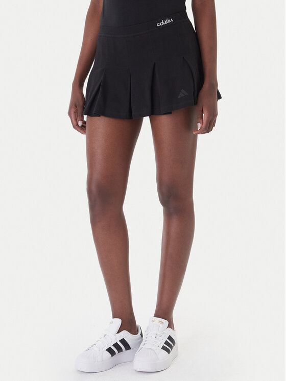 adidas Spódnica plisowana Seasonal Essentials Colorpop KC3940 Czarny Loose Fit