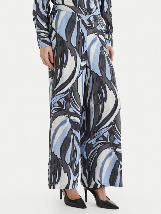 Vero Moda Spodnie materiałowe Vera 10338759 Niebieski Wide Leg