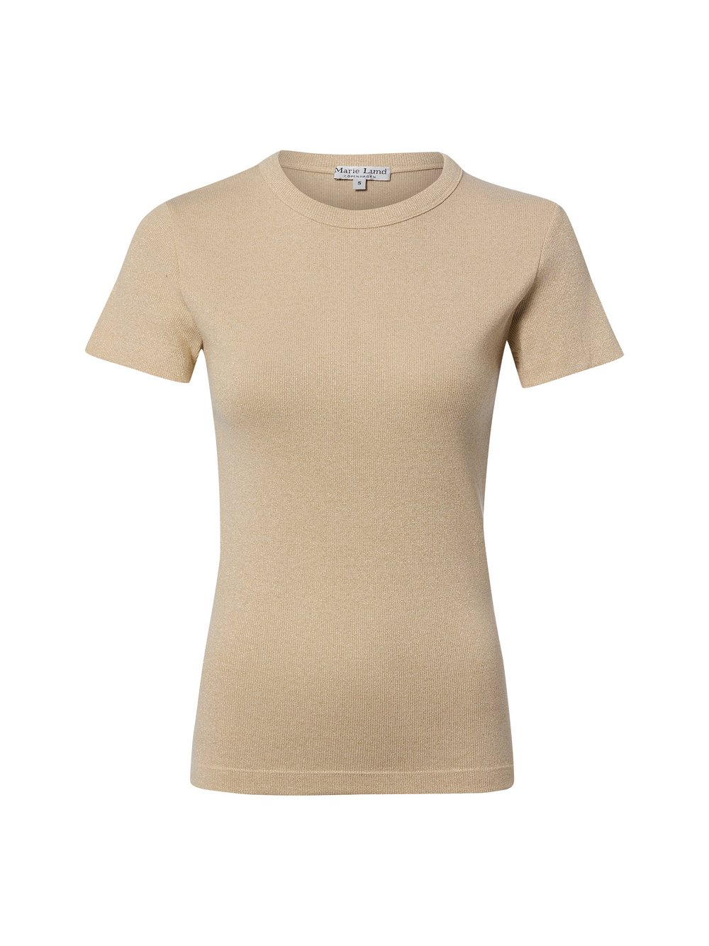 Marie Lund Koszulka damska Kobiety Bawełna złoty, L
