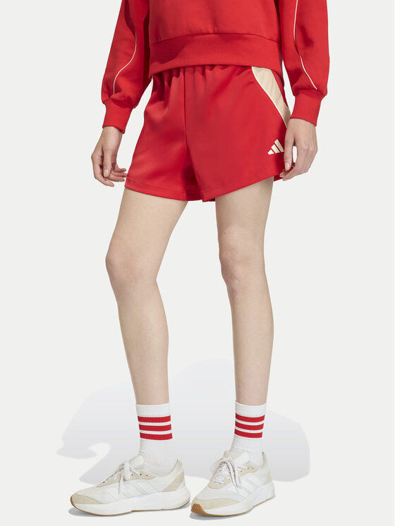 adidas Szorty sportowe Stadium KB4943 Czerwony Loose Fit