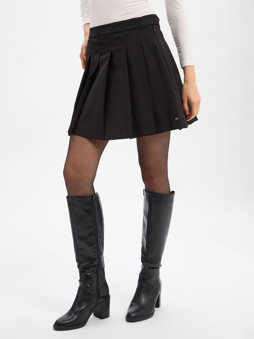 Tommy Hilfiger Damska spódnica mini Kobiety czarny, 40