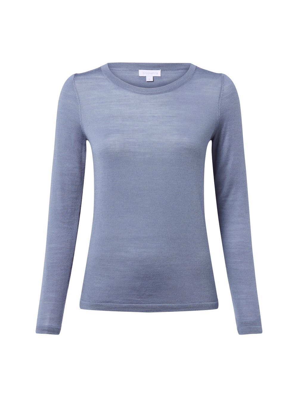 brookshire Sweter z dzianiny merino Kobiety Wełna niebieski, XXL