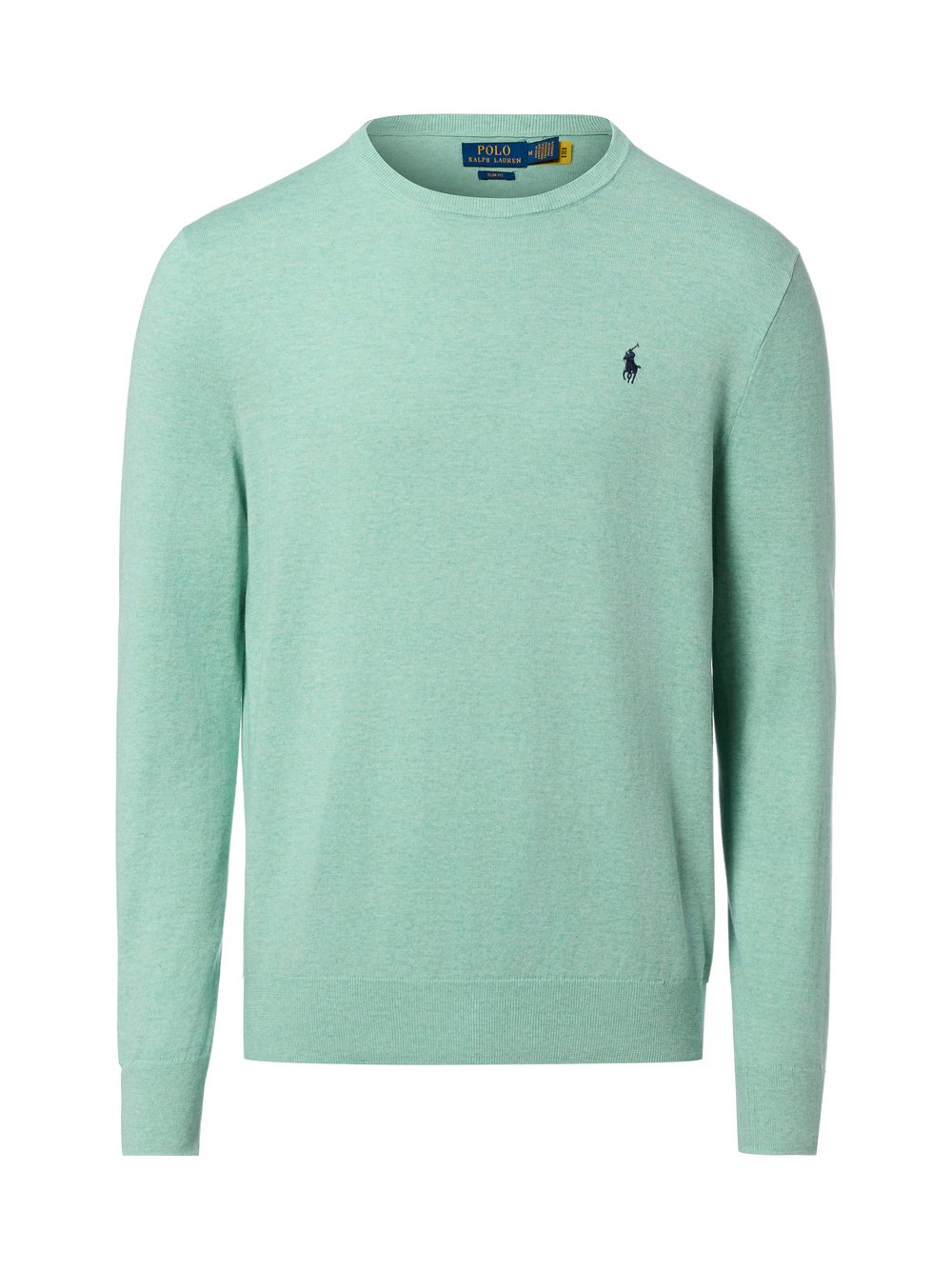Polo Ralph Lauren Męski sweter z dzianiny Mężczyźni Bawełna zielony, L