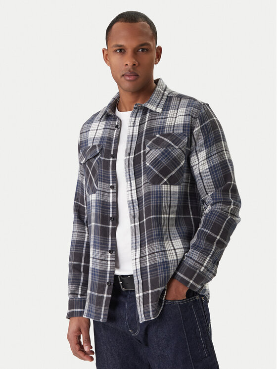 RVCA Koszula Dayshift 23A053501 Czarny Regular Fit