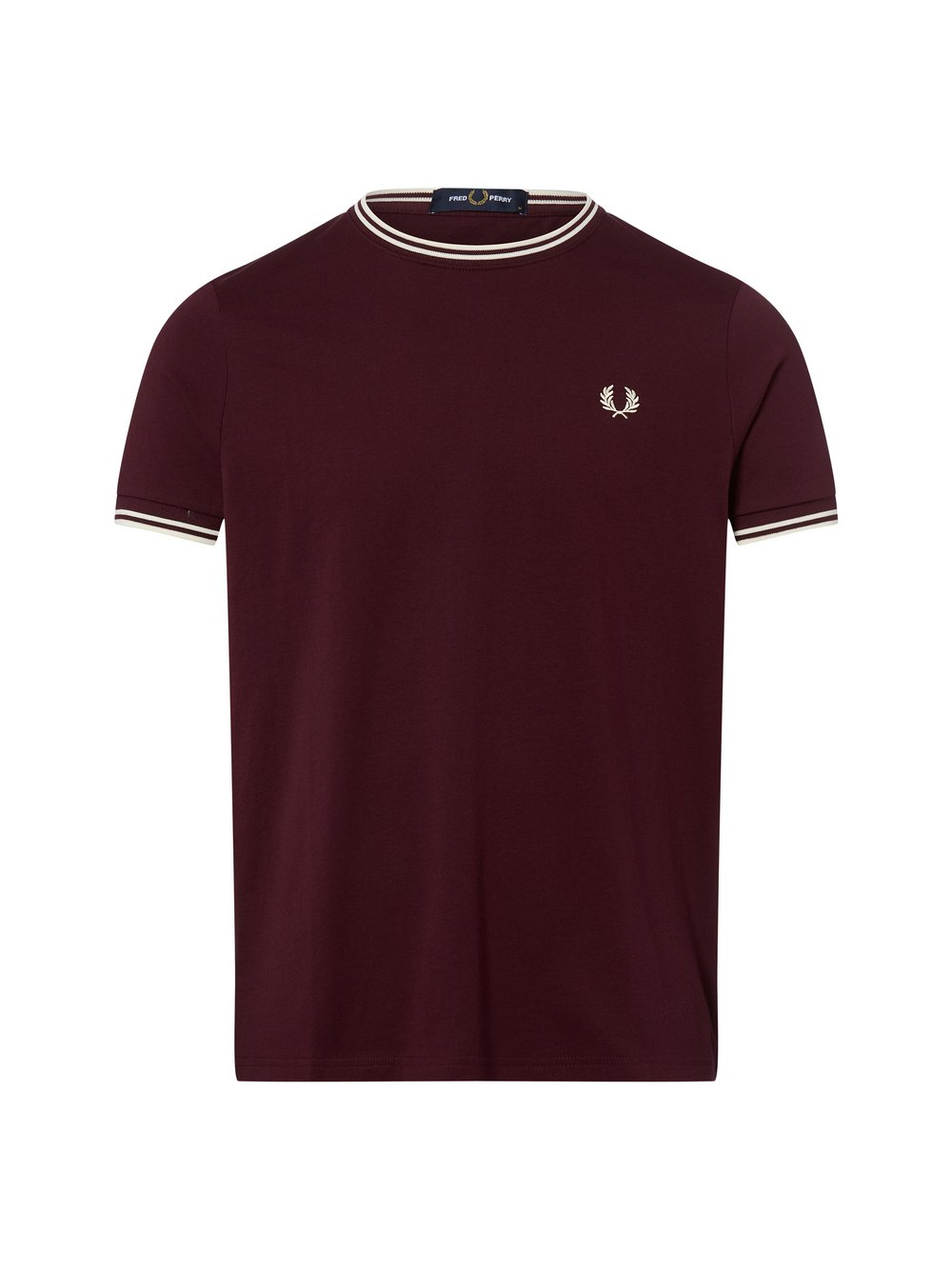 Fred Perry Koszulka męska Mężczyźni Bawełna czerwony, S