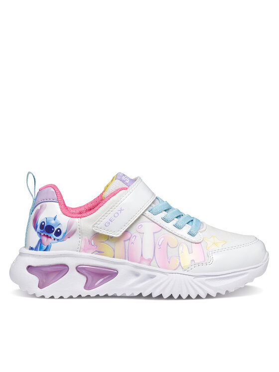 Geox Sneakersy J Assister Girl J65E9B 0AN02 C0653 D Biały