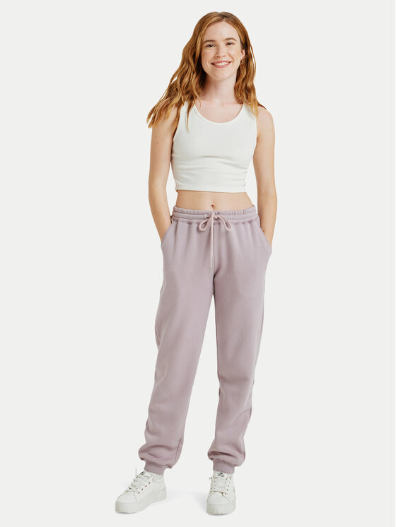 Roxy Spodnie dresowe Surf Stoked Pant Brushed ERJFB03491 Fioletowy Regular Fit
