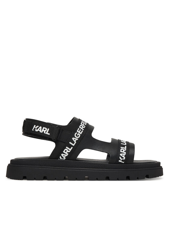KARL LAGERFELD Sandały Z31176 S Czarny