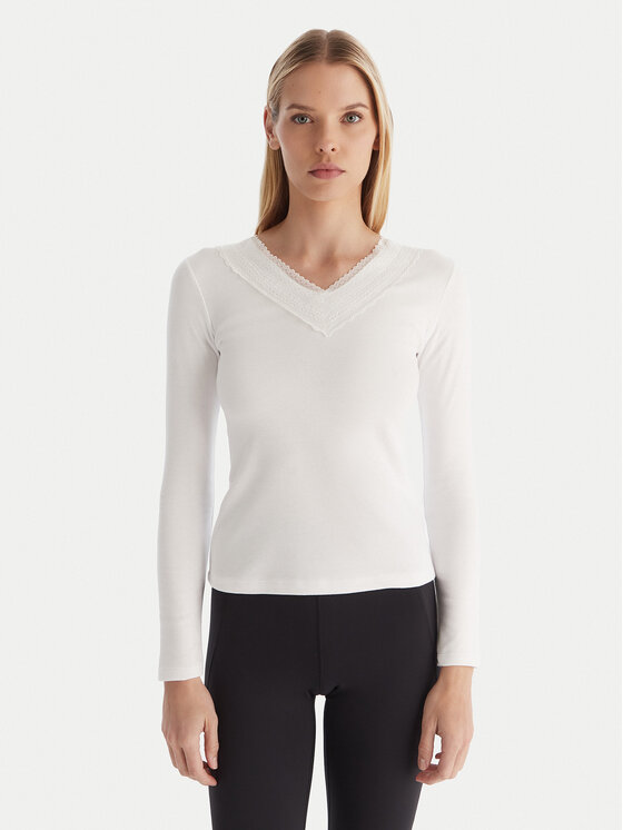 Ysabel Mora Bielizna termoaktywna górna 70009 Biały Slim Fit miniaturka