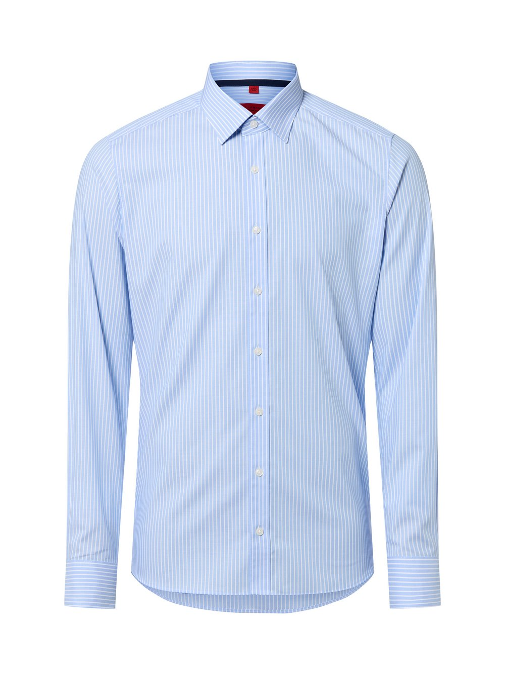 Finshley & Harding Koszula męska Mężczyźni Slim Fit Bawełna niebieski, 45
